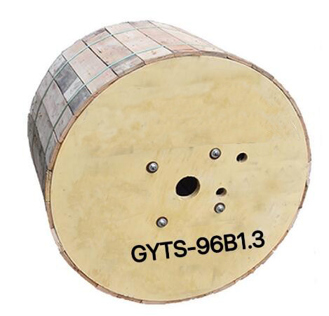 GYTS-96B1.3 Outdoor 96 Core Fiber Optic Cable G652D Black Single Mode