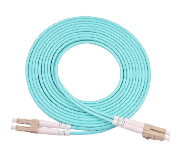 lc lc patch cord OM3 / OM4 3Meter 10 Gigabit Multimode Duplex PVC LSZH