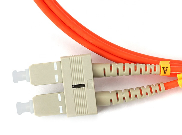Kabel Patch Serat Optik 2.0mm 3.0mm OM2 SC LC Duplex Multimode 50/125 LSZH PVC