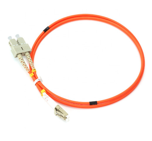 Kabel Patch Serat Optik 2.0mm 3.0mm OM2 SC LC Duplex Multimode 50/125 LSZH PVC