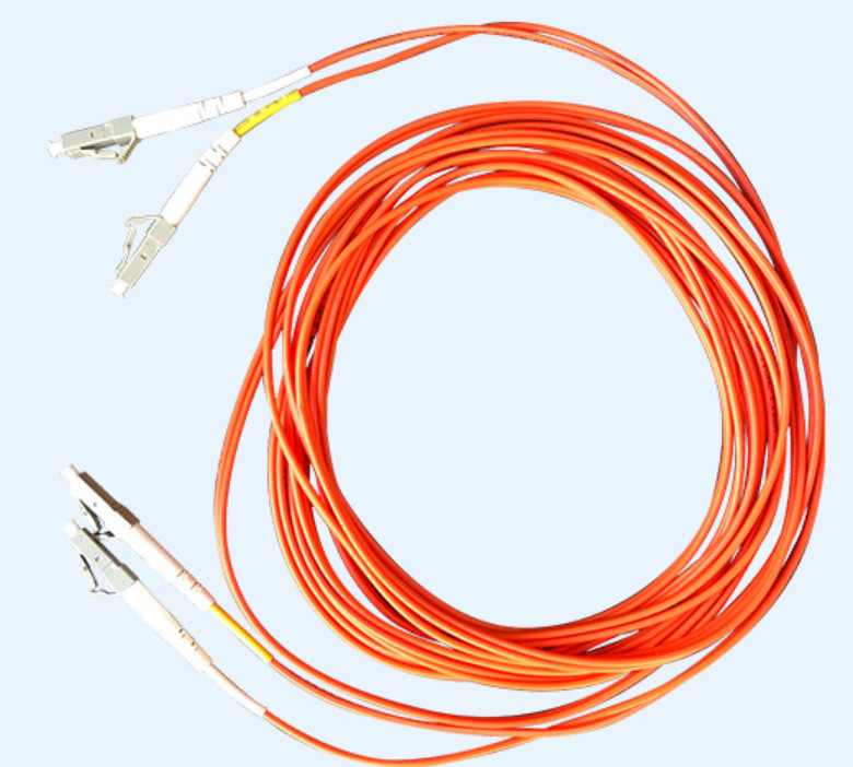 Kabel Patch Serat Optik 2.0mm 3.0mm OM2 SC LC Duplex Multimode 50/125 LSZH PVC