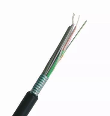 Single Mode / Multimode Fiber Optic Cable Outdoor GYTS 36 Core Disesuaikan