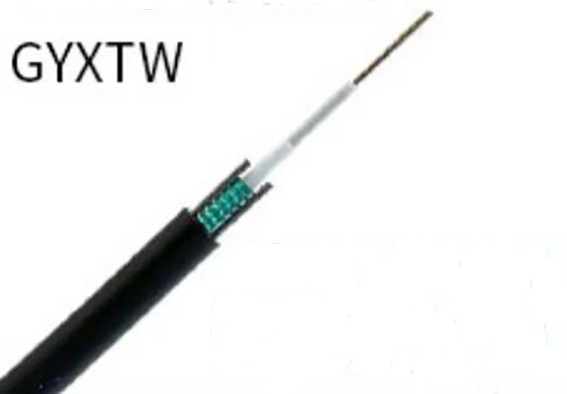 Single Mode 8 Core Armored Fiber Optic Cable GYXTW Overhead Untuk Pipa