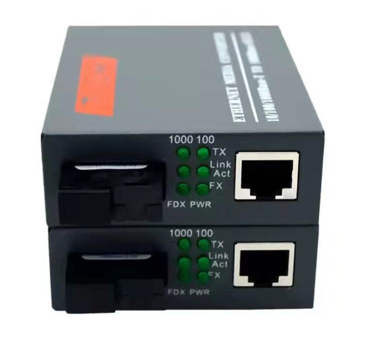 Gigabit Optical Fiber Transceiver 20KM 1310nm 1550nm HTB-GS-03A/B Single Mode Single Fibers