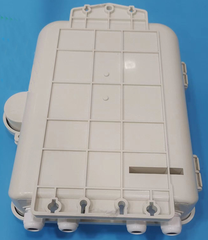 Wall Mount ABS Outdoor Fiber Termination Box 16 Port ODB ODP Untuk FTTH