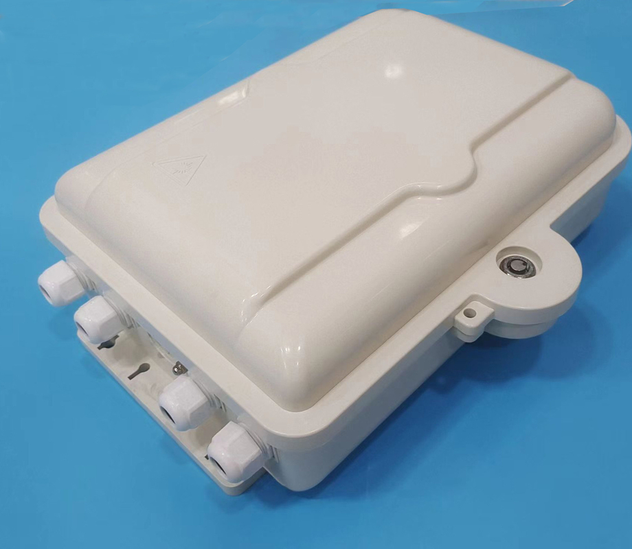 Wall Mount ABS Outdoor Fiber Termination Box 16 Port ODB ODP Untuk FTTH