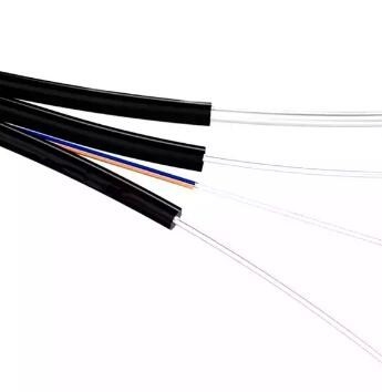 2 Core Single Mode Kabel Serat Optik GJYXFCH GJYXCH Kabel Serat Drop Outdoor / Indoor
