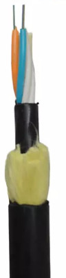 2 - 288 Inti Kabel Serat Optik ADSS Semua Dielektrik Self Supporting PE Jacket Tipe G652D