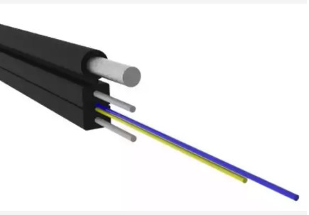 Kabel Serat Optik Luar Ruangan 1/2/4 Core G657A 2km Multimode FTTH Drop Cable GJYXCH