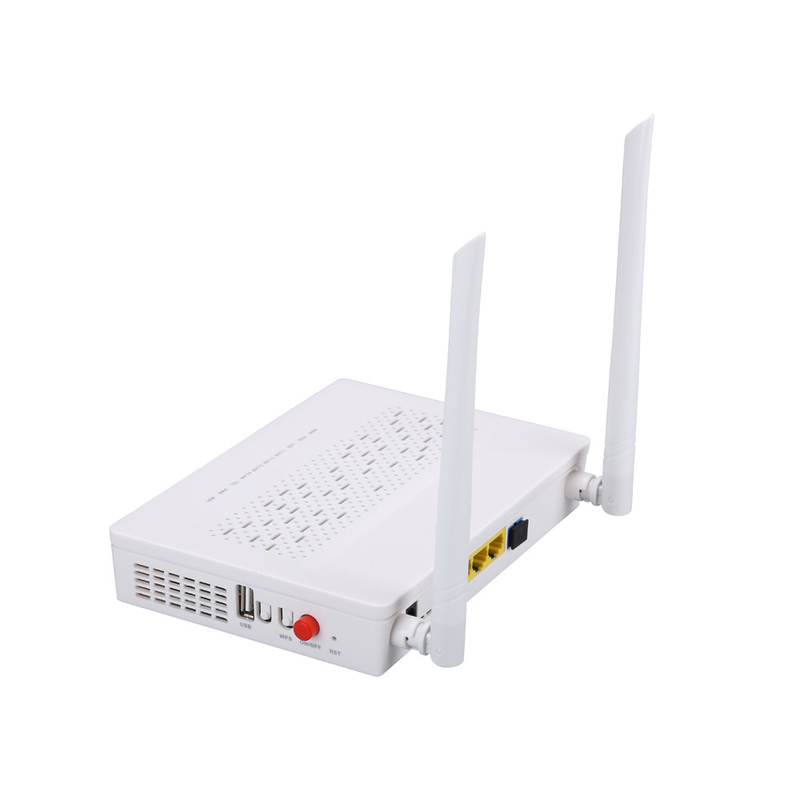 3FE 1GE WIFI POTS GPON EPON ONU 2T2R Mode 5DBI Dapatkan Frekuensi 2.4G