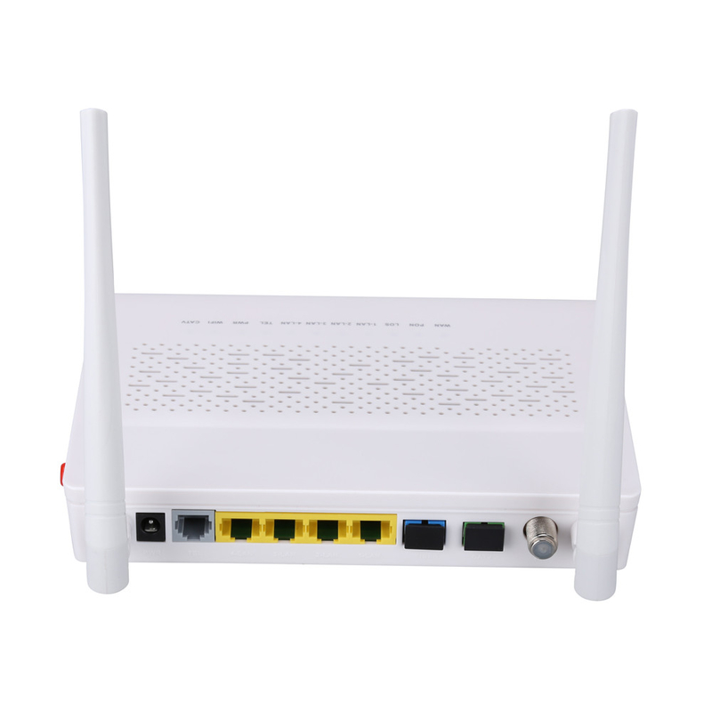 Mode 2T2R GPON EPON ONU 3FE 1GE POTS WIFI CATV Serat Ganda Modem FTTH ONU