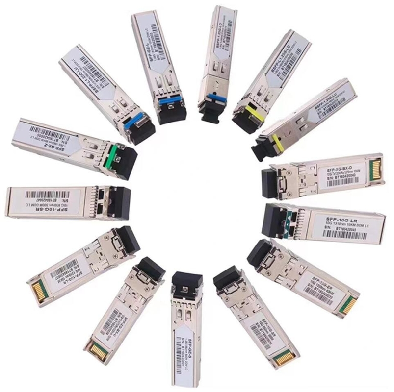 1.25G SFP Transceiver Serat Optik 5km 1550 / 1310nm Konektor SC Modul BIDI SFP