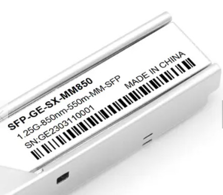 Konektor LC Modul Transceiver SFP 1.25G 550m 850nm Duplex Fiber Optic Transceiver