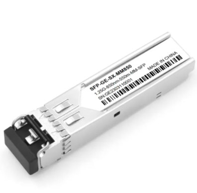 Konektor LC Modul Transceiver SFP 1.25G 550m 850nm Duplex Fiber Optic Transceiver