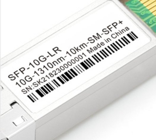 3.3V Pemancar dan Penerima Serat Optik 10G SFP LR 10km 1310nm Konektor LC