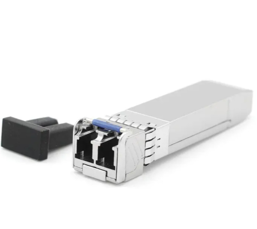 3.3V Pemancar dan Penerima Serat Optik 10G SFP LR 10km 1310nm Konektor LC