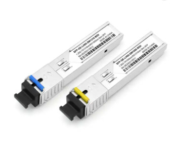 1.25Gbps SFP Fiber Optic Transceiver Single Mode untuk Jaringan Bandwidth Tinggi