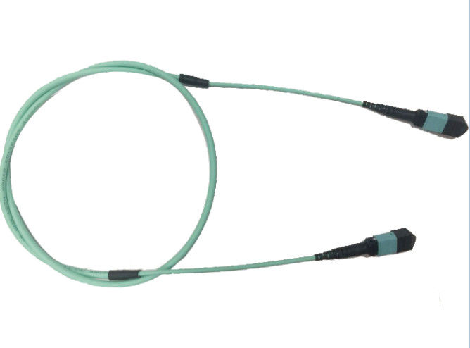 8 Core IEC Fiber Optic Cable, MPO Ke MPO Fiber Cable LSZH