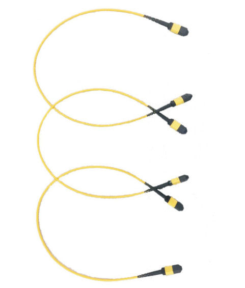 8 Core IEC Fiber Optic Cable, MPO Ke MPO Fiber Cable LSZH