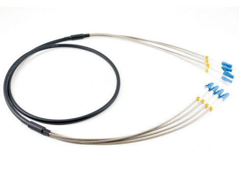 Kabel Patch Serat Optik Lapis Baja LC 4 Core SM Lapis Baja Uniboot Luar Ruangan