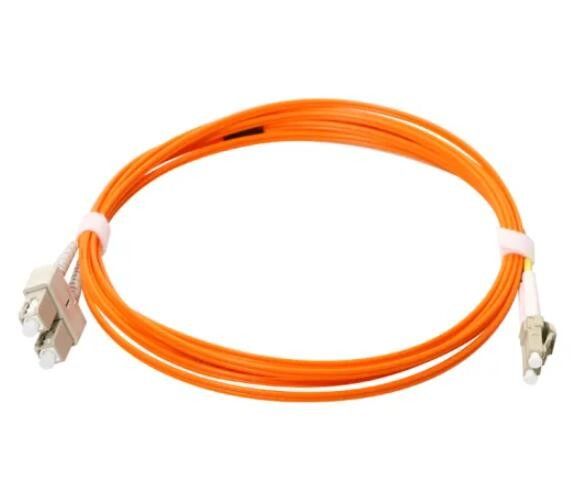 LC Ke SC Fiber Optic Patch Cord Duplex Untuk Telekomunikasi