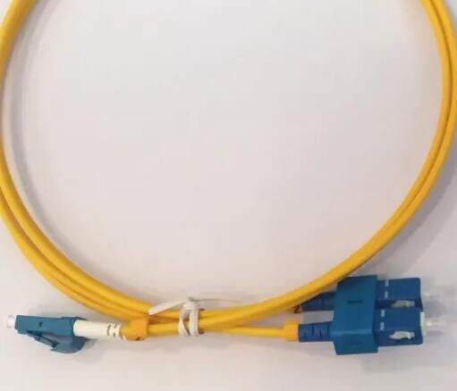 Kabel Patch Serat Optik Kuning SC LC Boot Pendek ROUND DX