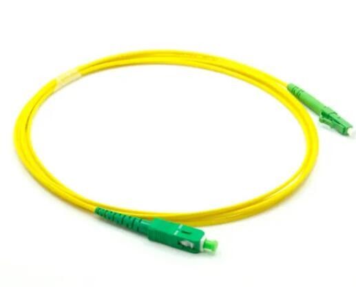 OEM Round Wire APC LC Ke FC Patch Cord Bahan PVC