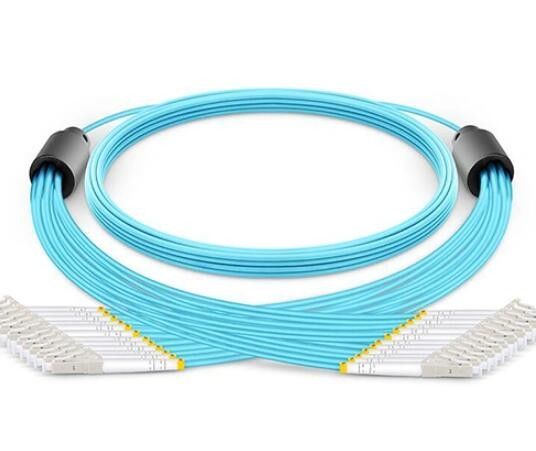 Kabel Patch Serat Optik Lapis Baja 6 Core OS2 E2000 Ke E2000 Single Mode High Density