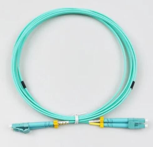 2.0mm Multimode Fiber Patch Cord, LC LC Om3 Patch Cord Aqua