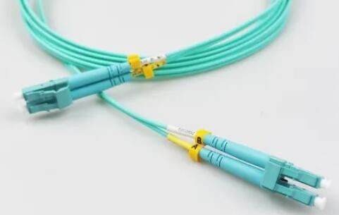 2.0mm Multimode Fiber Patch Cord, LC LC Om3 Patch Cord Aqua