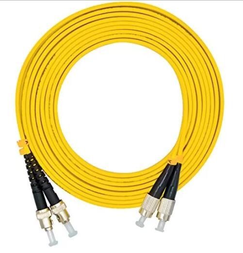 Kabel Patch Serat Optik FC, FC Ke ST Fiber Optic Jumper Dia 0.9mm