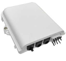 8 Core Fiber Optic Distribution Box Anti Aging 1x8 PLC Splice Closure