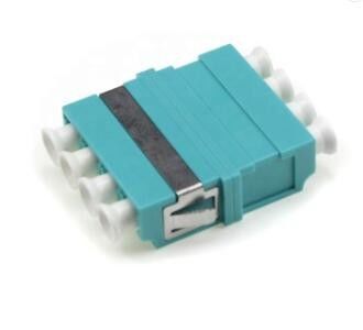 Adaptor Serat Optik IR Rendah, OM3 LC Quad Adapter 4 core
