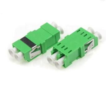 Duplex Lc To Lc Fiber Adapter jenis Simetri untuk Telekomunikasi