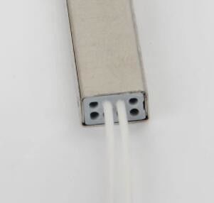 Mini 2x8 Fiber Optic Splitter Tabung Stainless Steel Tipe SC / PC UPC
