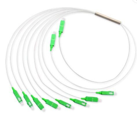 FTTH Steel Tube Plc Splitter, 2 8 Splitter Mini Type singlemode G657A