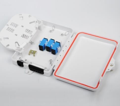 Kotak Breakout Fiber Optic 1 Inlet 6 Outlet FTTH Mini 4/6 Kotak Distribusi Fiber Optic FDB