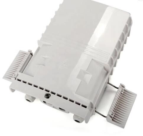 Kotak Terminal Serat Optik Odf 24 Inti Luar Tahan Air IP65 FTTH 4 Port Inlet / 24 Port Keluar