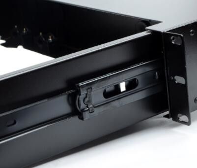 2U 48 Port Patch Panel, 19 Rack Mount Fiber Patch Panel Sliding Type