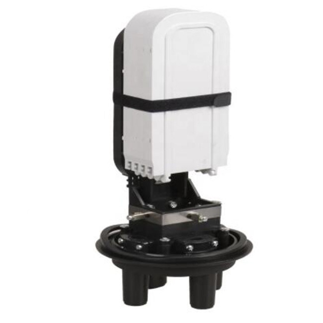 Ip68 24 48 96coreVertical heat shrink seal kubah penutupan serat optik 1 inlet 3 outlet