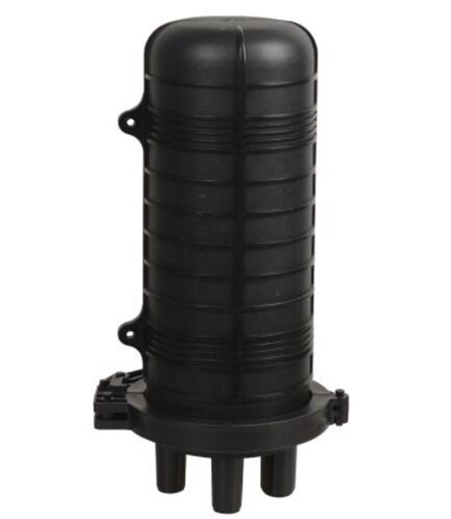 Ip68 24 48 96coreVertical heat shrink seal kubah penutupan serat optik 1 inlet 3 outlet