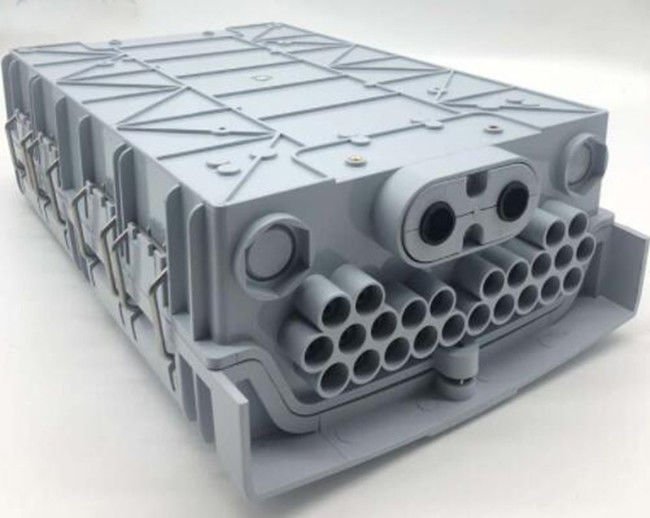 Distribusi Serat Optik Luar RuanganPC ABS 24 Core Fiber Optic Distribution Box IP65 WARNA ABU-ABU