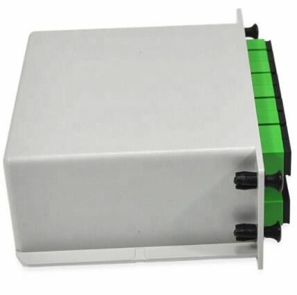 1650nm 1 × 16 PLC Fiber Optic Splitter Konektor APC SC Panjang 0,3 m