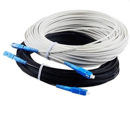2 Inti LSZH Fiber Optic Patch Cord SC APC UPC G652D G657A