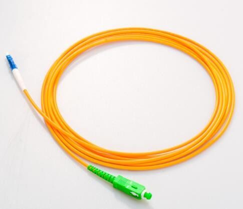 Sc Lc 3m Single Mode Patch Cord Simplex LC UPC Ke SC APC 3.0mm