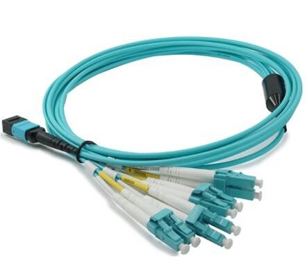 Mpo Lc Duplex 8F Kabel Patch Serat Optik 5m Kabel PC APC Polandia