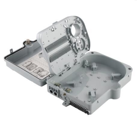 CATV PC ABS Bingkai Distribusi Serat Optik 24 Core Wall Mounted SGS