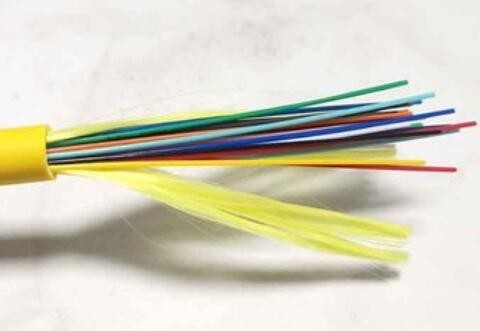 Kabel Optik Mode Tunggal SM 48 Core LSZH GJFJV-48B1 Pusat Tanggal 9/125 PE PVC