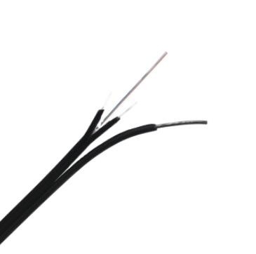 Kabel optik kupu-kupu 2 inti 3 baja luar ruang dua inti kawat kulit luar ruangan GJYXCH-2B