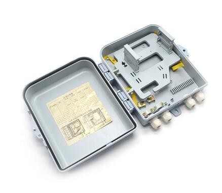 Wall Mount Fiber Distribution Box 16 Port ODB ODP ABS Outdoor Fiber Termination Box